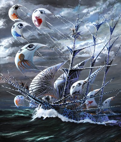 Creadores de tormentas en el mar de Bohai, 2019 de Vincent Alexander Booth
