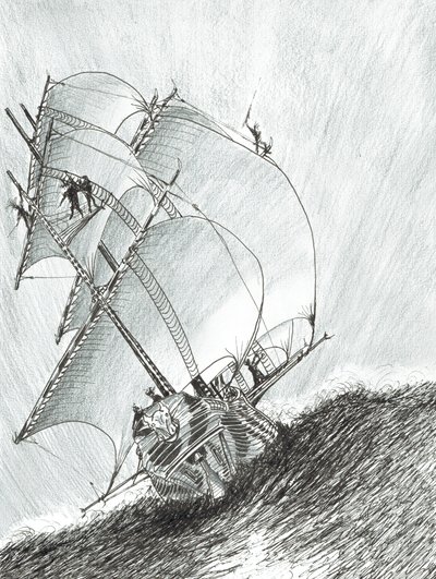 Creadores de tormentas en el mar de Molucas, 2017 de Vincent Alexander Booth