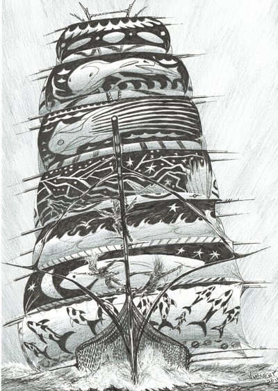 Creadores de tormentas en el mar Rojo, 2017 de Vincent Alexander Booth