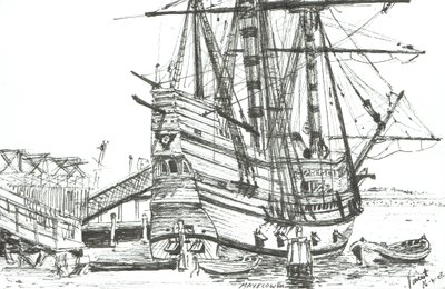 El Mayflower, Plymouth, Massachusetts. 2003 de Vincent Alexander Booth