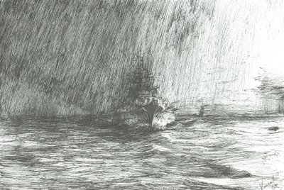 Tirpitz en aguas árticas 1943 de Vincent Alexander Booth