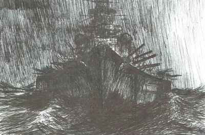 Tirpitz en clima pesado, 1942, 2004 de Vincent Alexander Booth