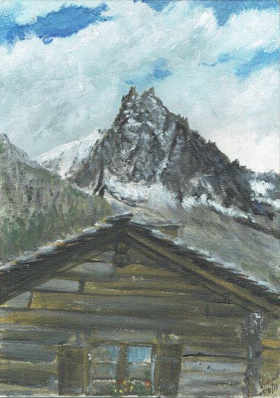 cabaña en Zinal Suiza, 2011 de Vincent Alexander Booth