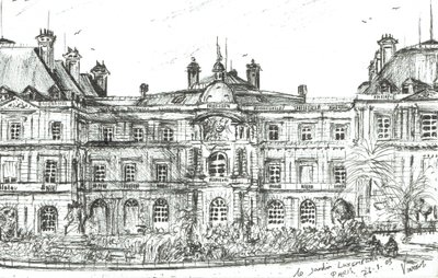 El Jardín de Luxemburgo París, 2003 de Vincent Alexander Booth