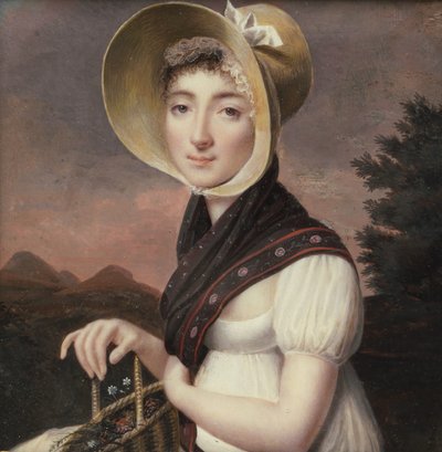Retrato de una mujer, ca. 1810 de Vincent Bertrand