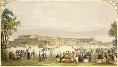 Gran Exposición, 1851: vista del edificio diseñado por Joseph Paxton, arquitecto de Vincent Brooks
