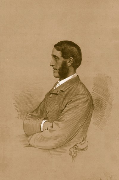El Hon. W.H.B. Portman. M.P., 1879 de Vincent Brooks Day and Son