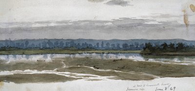 En el hotel, Fort Leavenworth, Kansas, Río Missouri, 8 de junio de 1869 de Vincent Colyer