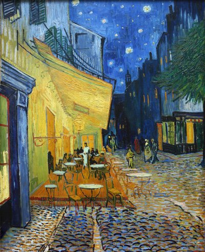 Terraza de café por la noche, 1888 de Vincent van Gogh