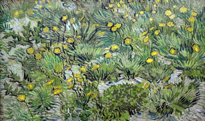 Los dientes de león, 1889 de Vincent van Gogh