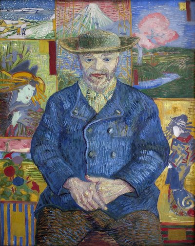 Retrato de Père Tanguy de Vincent van Gogh