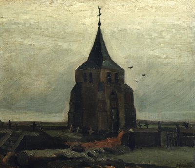 La vieja torre, 1884 de Vincent van Gogh