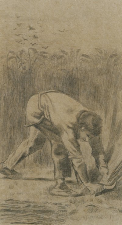 El segador después de Millet, 1880 de Vincent van Gogh