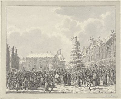 Revolución en Haarlem, 19 de enero de 1795 de Vincent Jansz. van der Vinne