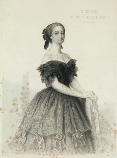 Retrato de Imperatriz Eugenia de Vincent Vidal
