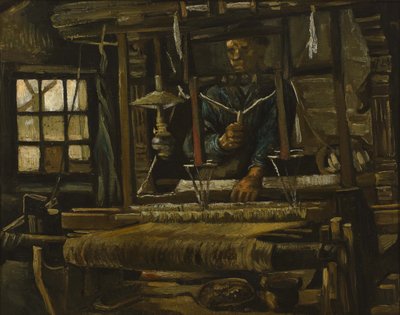 Cabaña de un tejedor de Vincent van Gogh