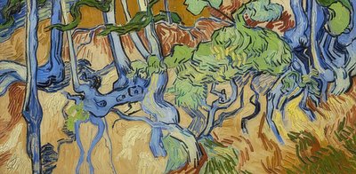 Raíces de árbol. 1890 de Vincent van Gogh