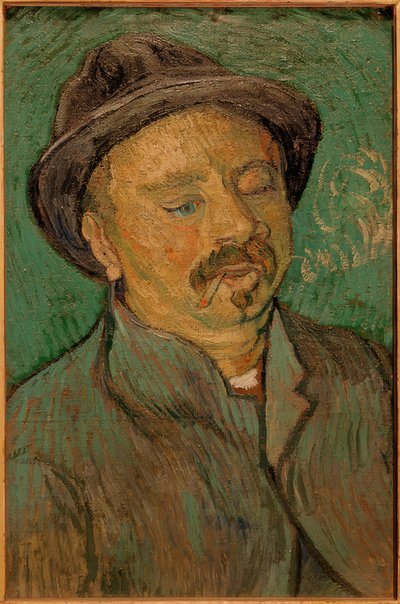 Retrato de un hombre tuerto de Vincent van Gogh