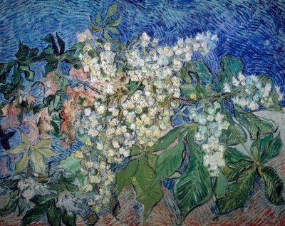 Ramas de castaño en flor de Vincent van Gogh