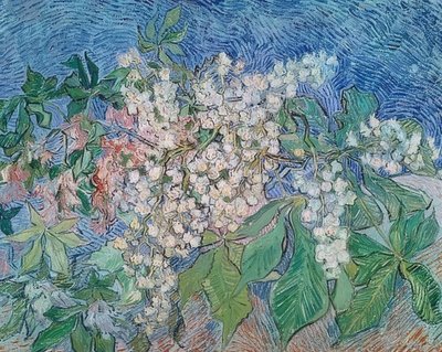 Ramas de castaño en flor. 1890 de Vincent van Gogh