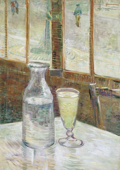 Mesa de café con absenta de Vincent van Gogh