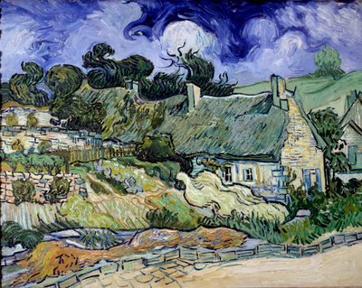 Chaumes de Cordeville en Auvers-sur-Oise (1890) de Vincent van Gogh