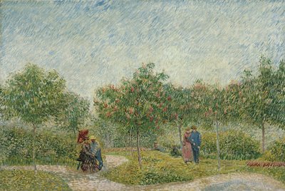 Parejas cortejando en el Parque Voyer d