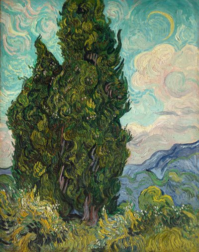 Cipreses de Vincent van Gogh