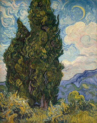 Cipreses de Vincent van Gogh