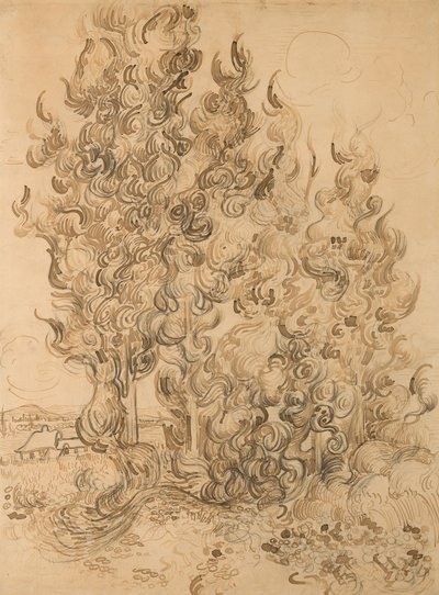 Cipreses de Vincent van Gogh