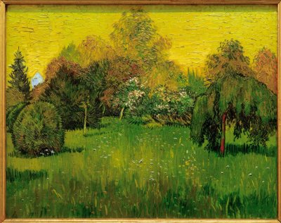 El jardín del poeta de Vincent van Gogh