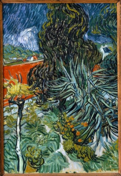 El jardín del doctor Gachet en Auvers de Vincent van Gogh