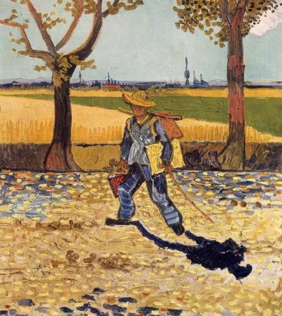 El pintor camino al trabajo de Vincent van Gogh