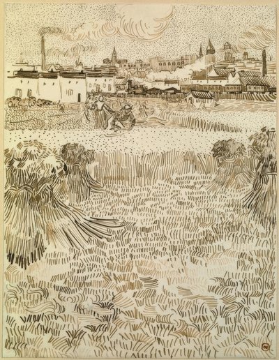 El segador de Vincent van Gogh