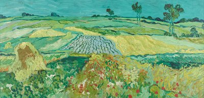La llanura de Auvers de Vincent van Gogh