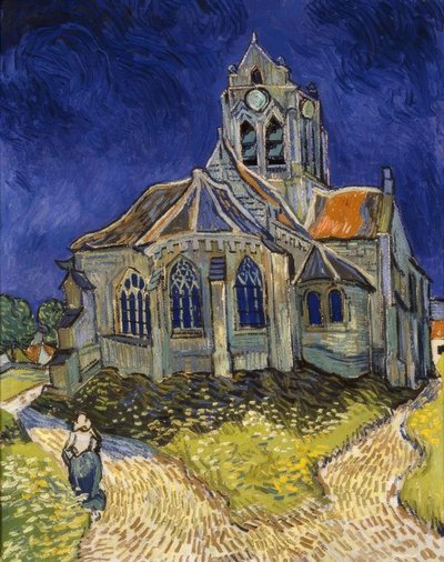 La iglesia en Auvers-sur-Oise de Vincent van Gogh