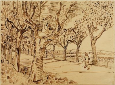 El camino a Tarascon de Vincent van Gogh