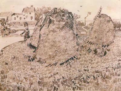 Los montones de paja de Vincent van Gogh