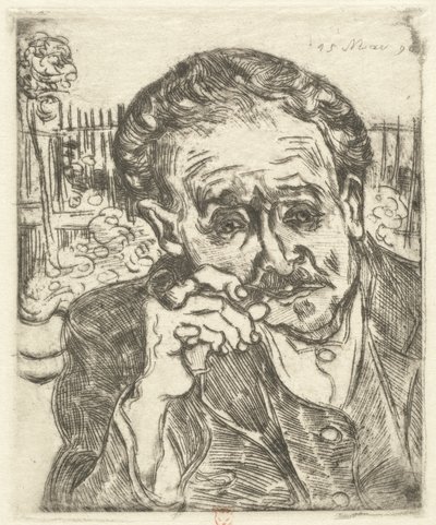 Dr. Gachet (Hombre con Pipa) de Vincent van Gogh