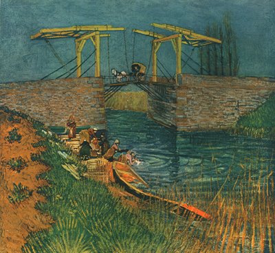 Puente levadizo en Arles, abril de 1888, 1947 de Vincent van Gogh