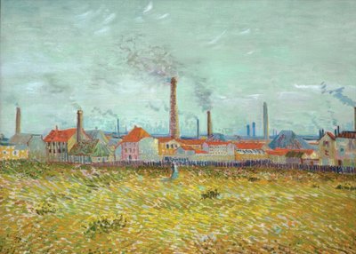 Fábricas en Asnières, vistas desde el Quai de Clichy de Vincent van Gogh