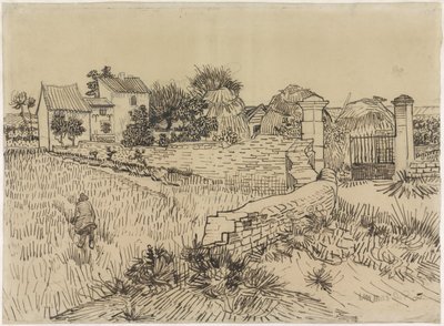 Granja en la Provenza de Vincent van Gogh