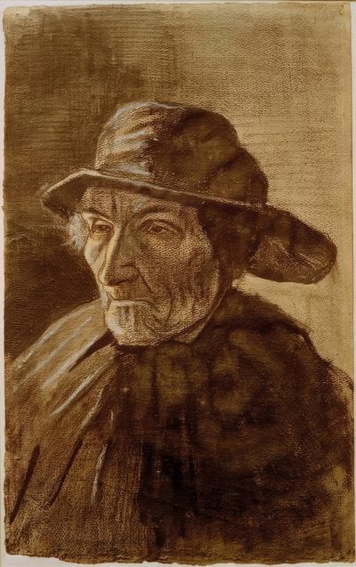 Pescador con sombrero de sur de Vincent van Gogh