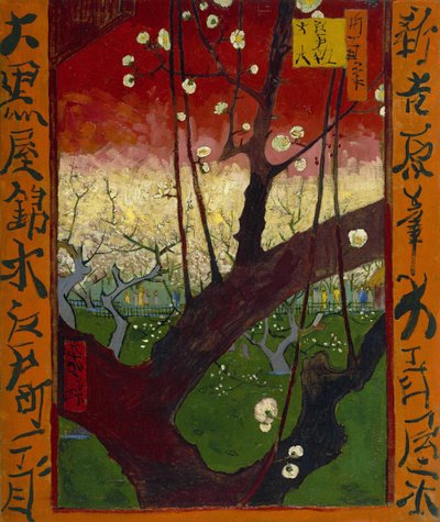 Ciruelo en flor (según Hiroshige) de Vincent van Gogh