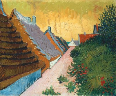 Calle en Saintes-Maries de Vincent van Gogh