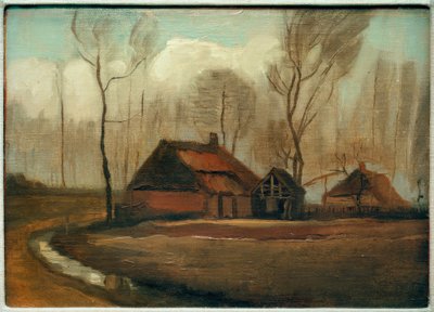 Granja después de la lluvia de Vincent van Gogh