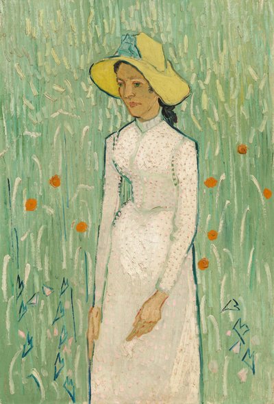 Niña de blanco, 1890 de Vincent van Gogh