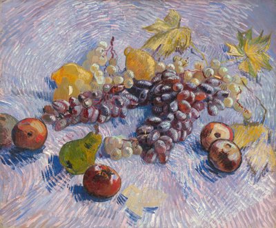Uvas, limones, peras y manzanas, 1887 de Vincent van Gogh