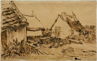 Casas en Les Saintes-Maries-de-la-Mer de Vincent van Gogh