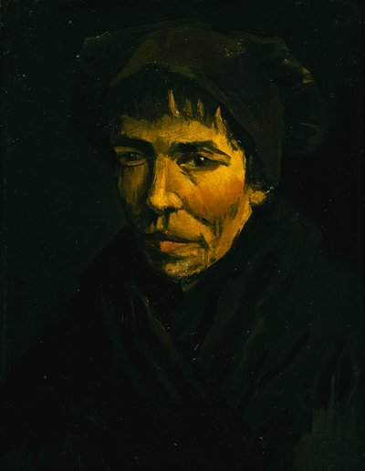 Cabeza de una campesina de Vincent van Gogh